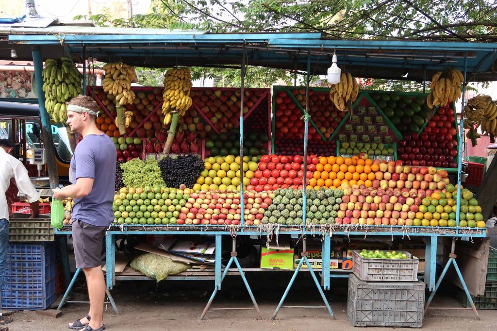 Obststand in Fort Kochi