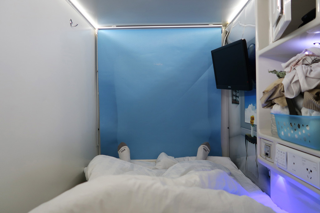 Hong Kong Kaiteki - das bisher kleinste Hotelzimmer - Kapselhotel - likeontravel