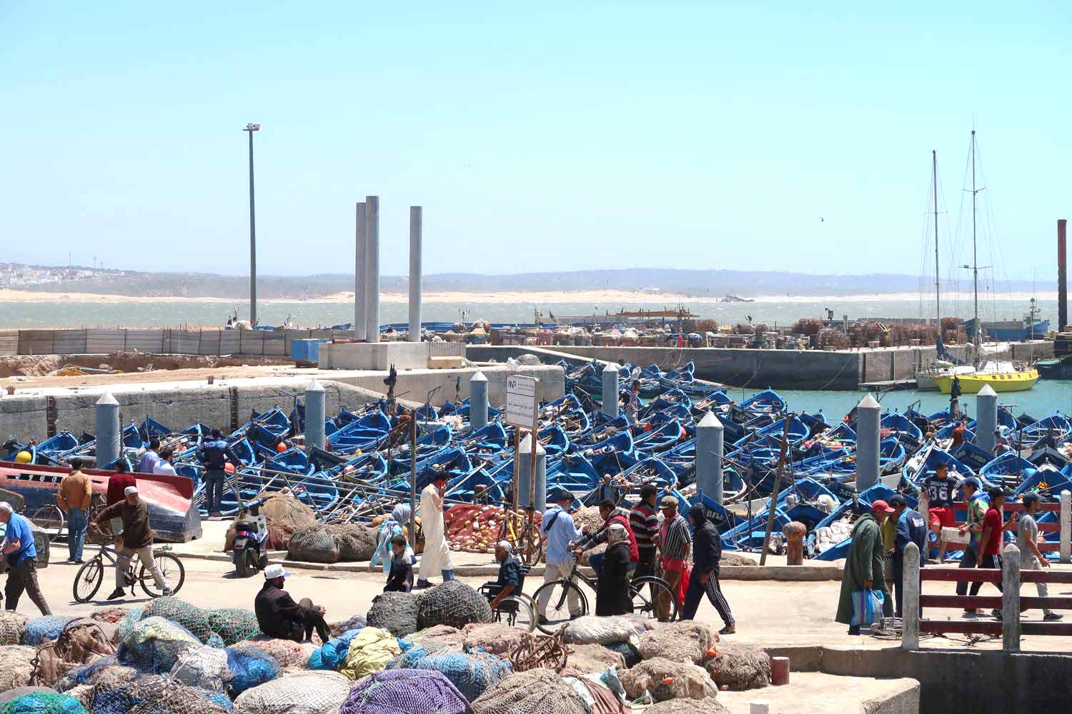 Der Hafen von Essaouira