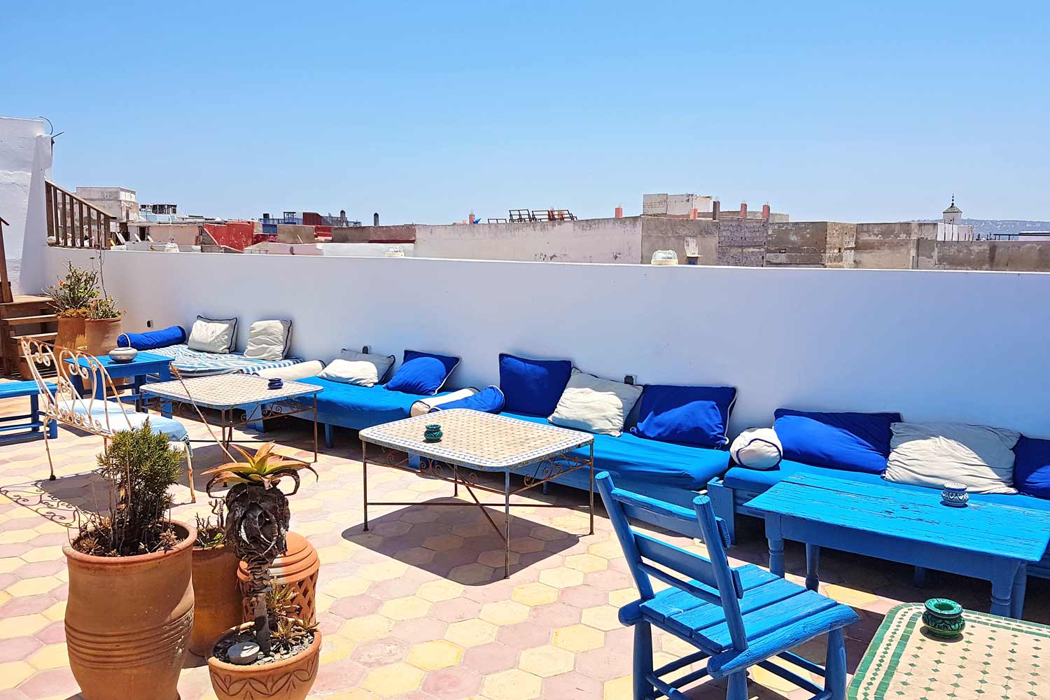 Terasse des Riads Le Grand Large in Essaouira