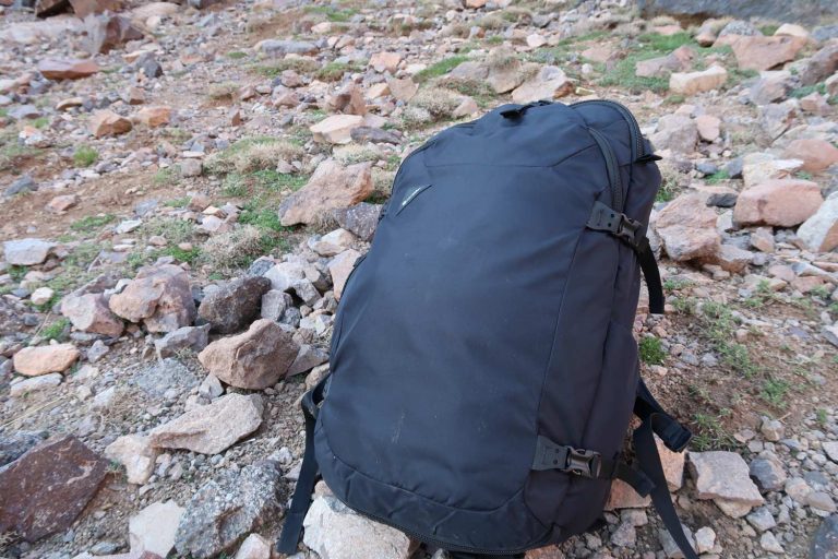 Gepäck bei der Toubkal-Wanderung