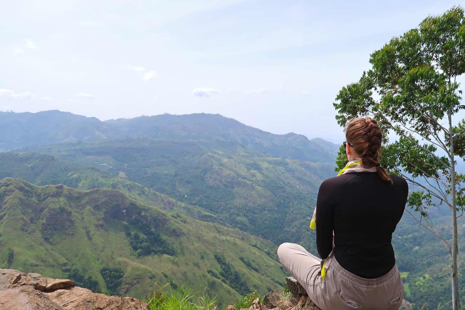 Aussicht vom Ella Rock in Sri Lanka