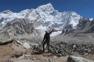 Kurz vor dem Ziel des Everest Base Camp Trek - Likeontravel