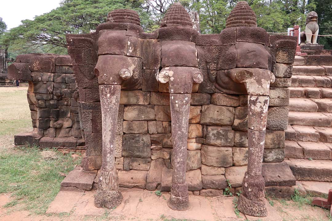 Elefantenterrasse im Angkor Park
