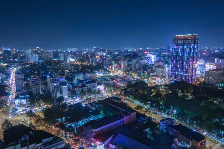 Saigon bei Nacht Sehenswürdigkeiten