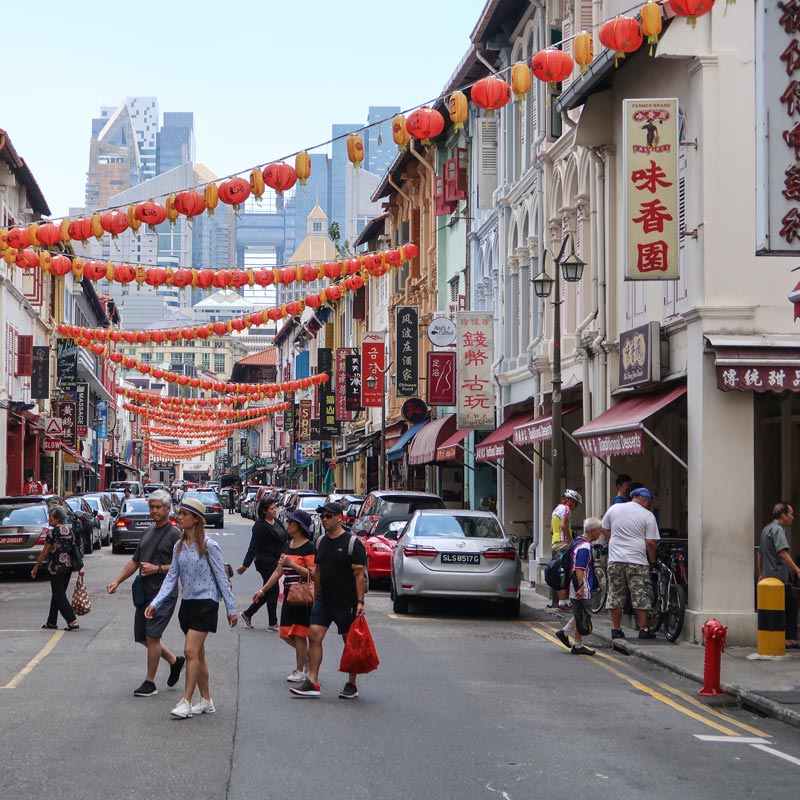 China Town in Singapur