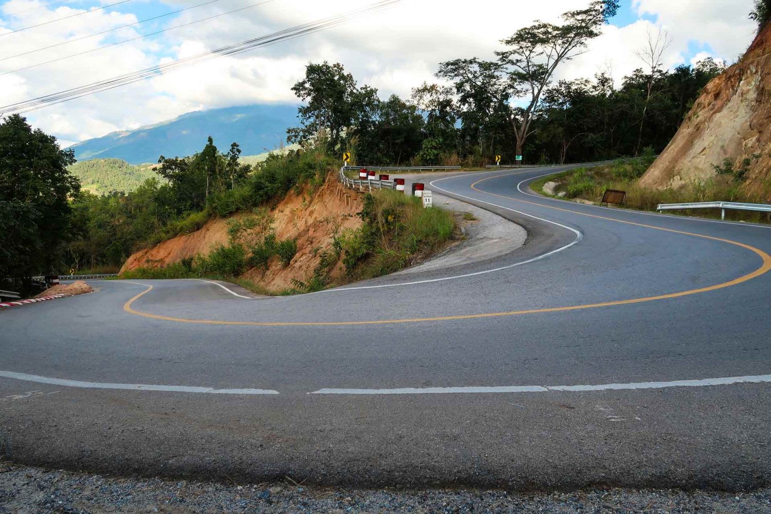 Kurven des Mae Hong Son Loop