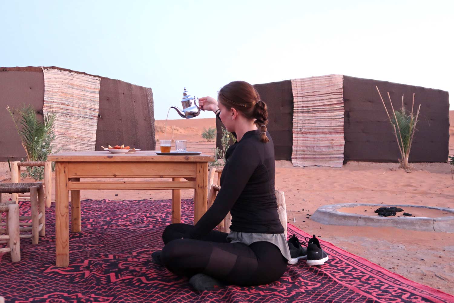 Beduinencamp in der Erg Chebbi Wüste