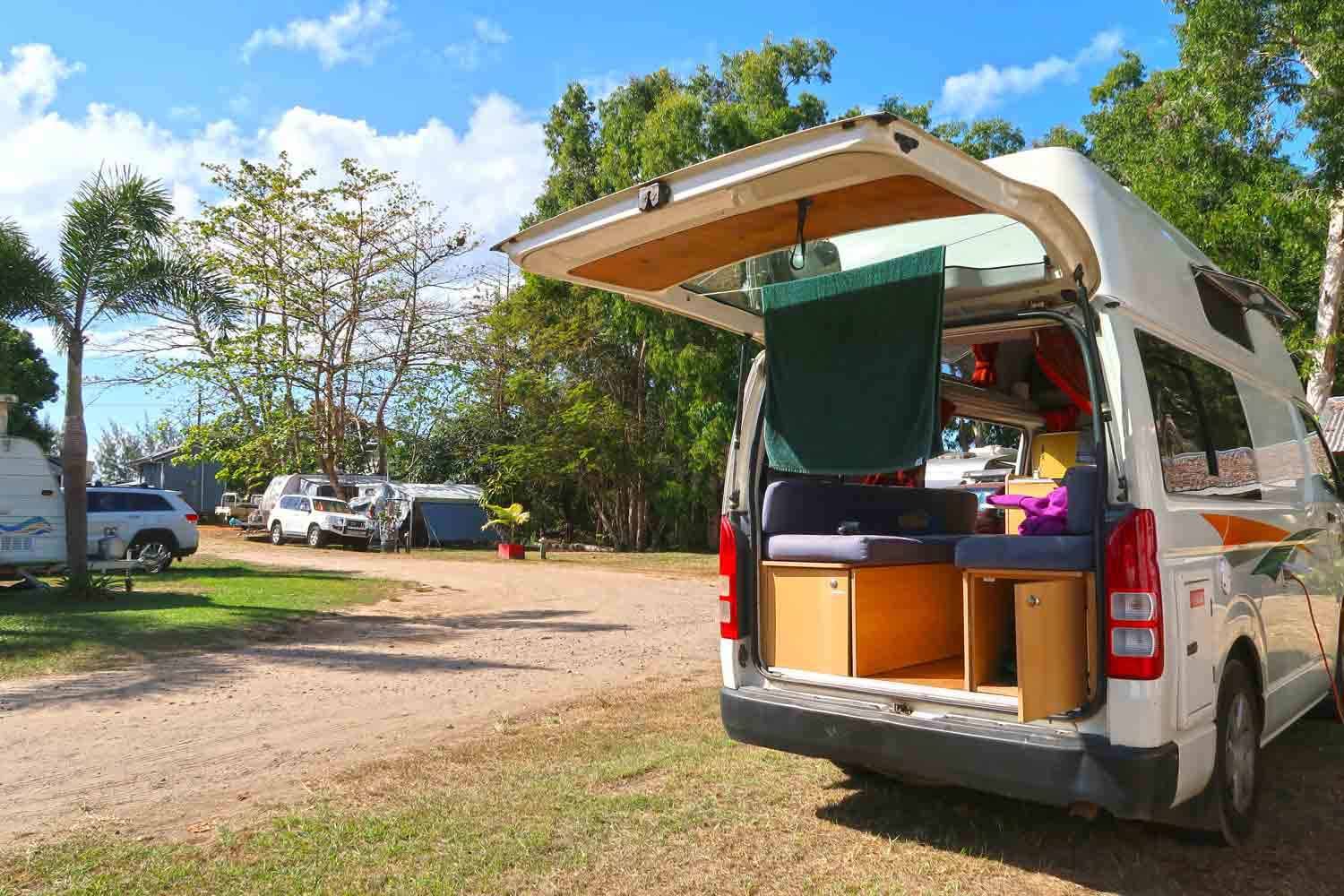 Caravan Parks bieten mehr Komfort, als herkömmliche Rest Areas in Australien