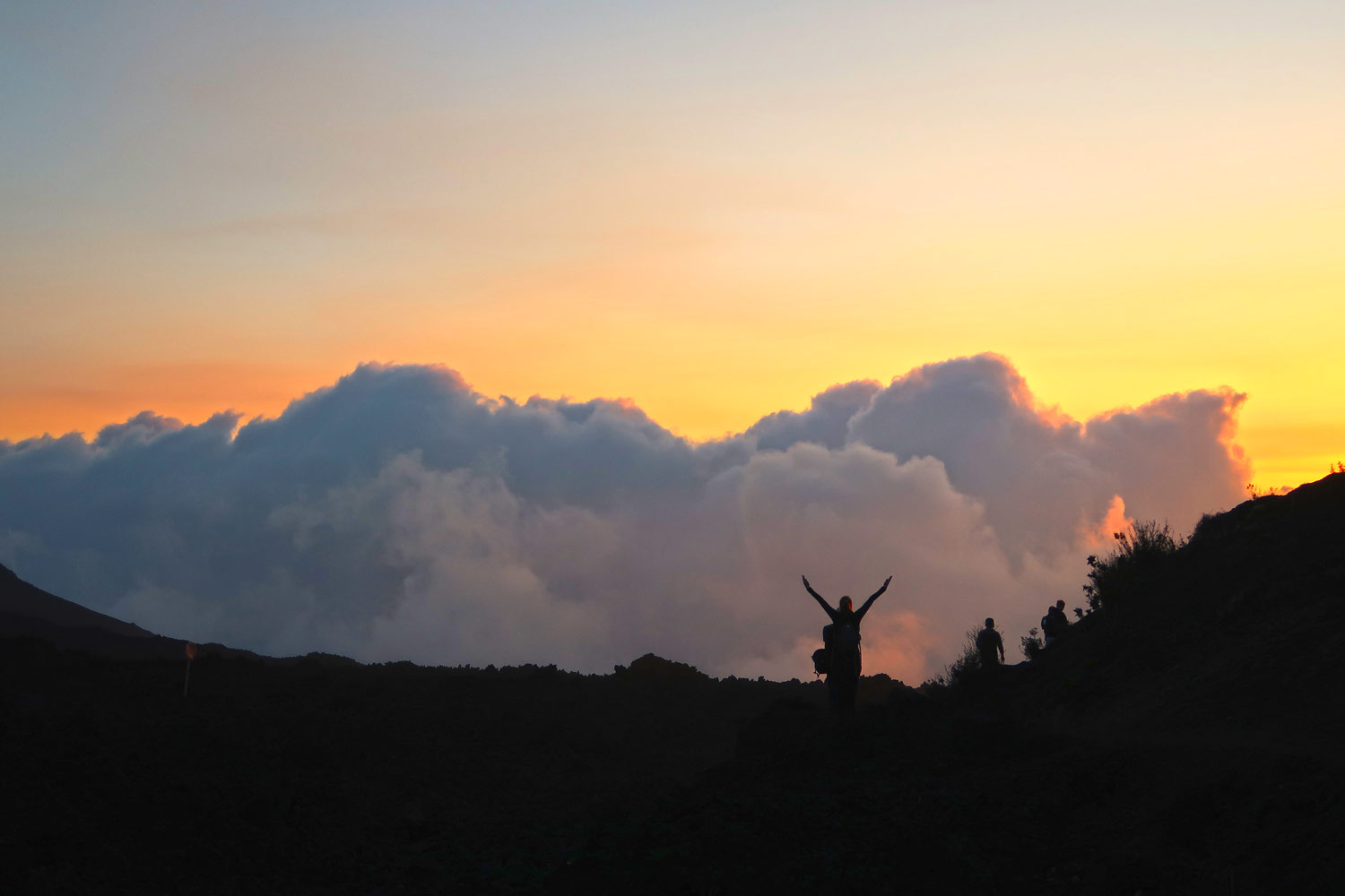 Pacaya Vulkan Tour - Sonnenuntergang