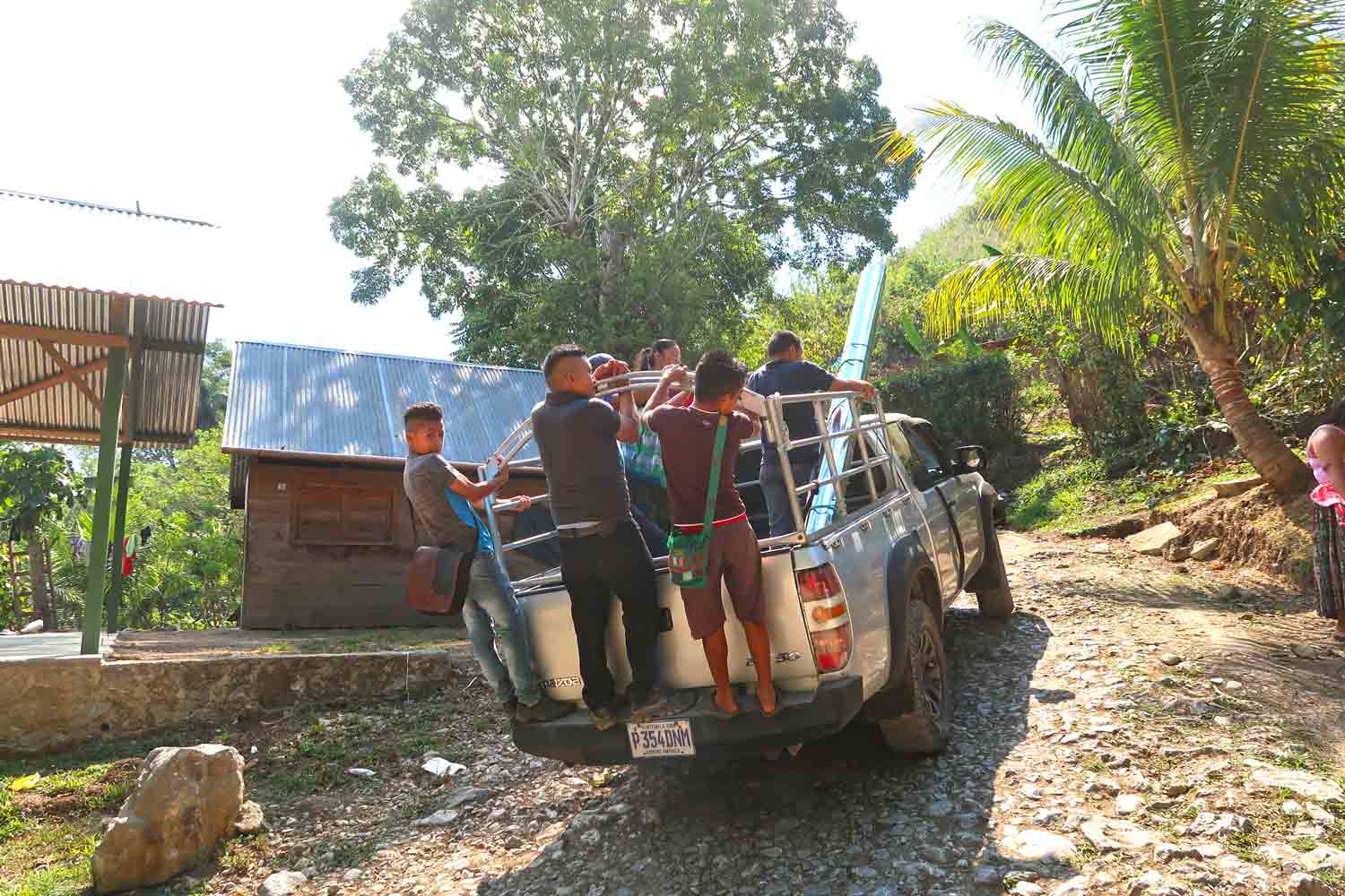 Der Jeep nach Semuc Champey in Guatemala