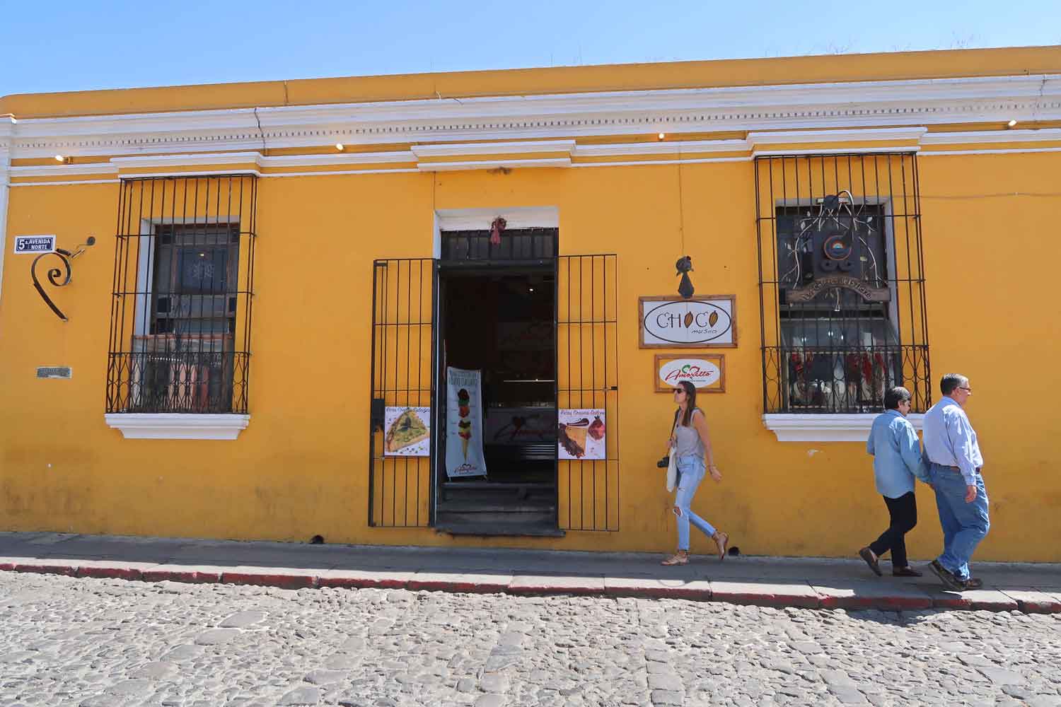 Spanisch lernen in Mittelamerika - Schokomuseum in Antigua