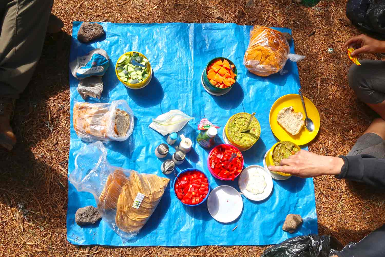 Vulkan Tajumulco - Höchster Punkt in Mittelamerika - Lunch