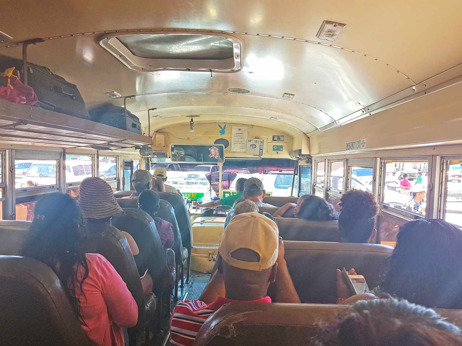 Belize nach Mexiko im Localbus
