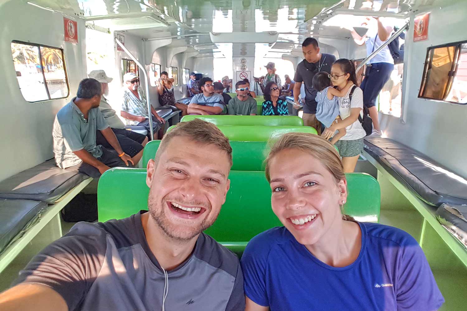 Von Belize nach Mexiko - Belize Water Taxi