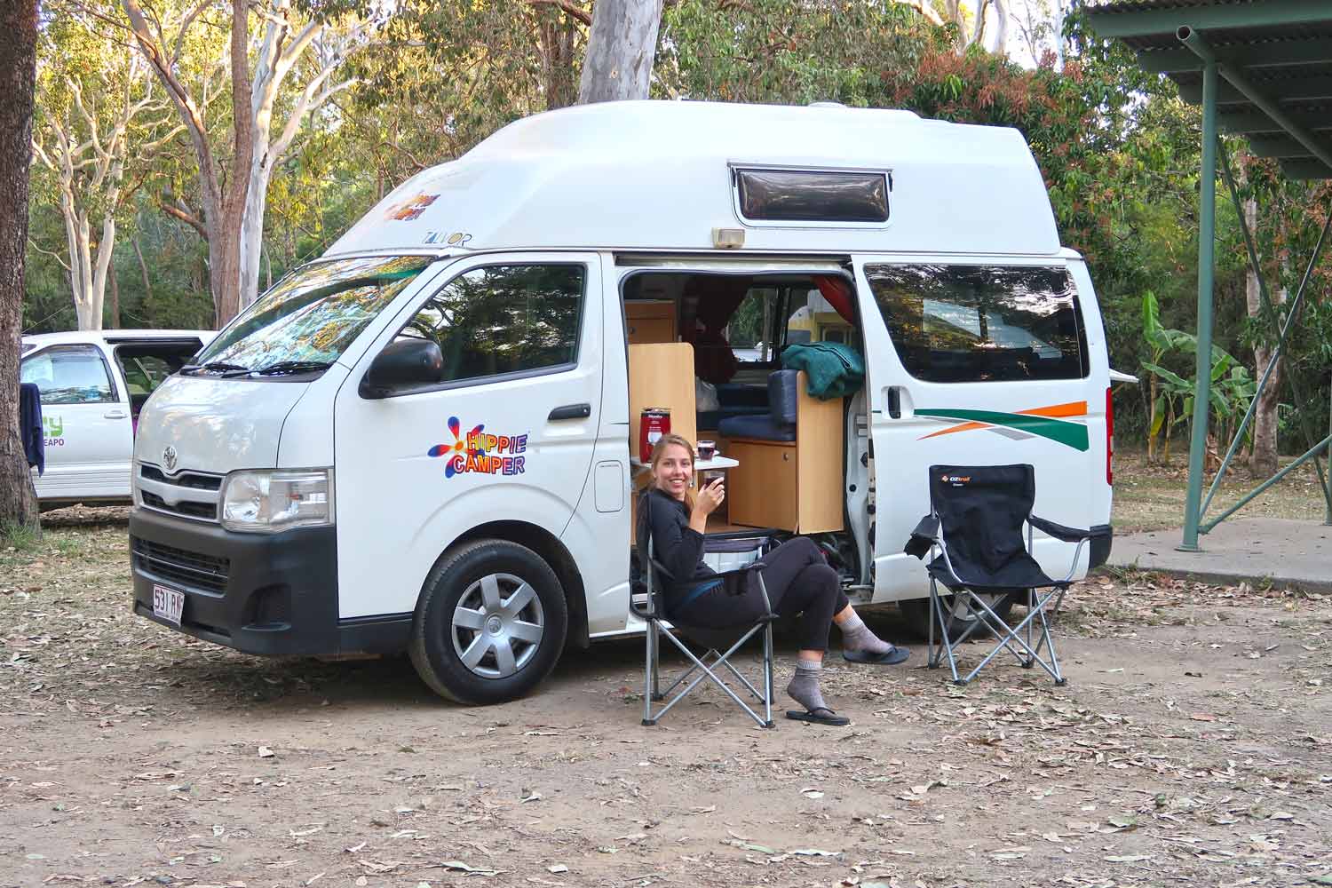 Camper mieten Australien: Alle Kosten & Preise beim Roadtrip - Kostenlose Rest Area in der Nähe von Cairns