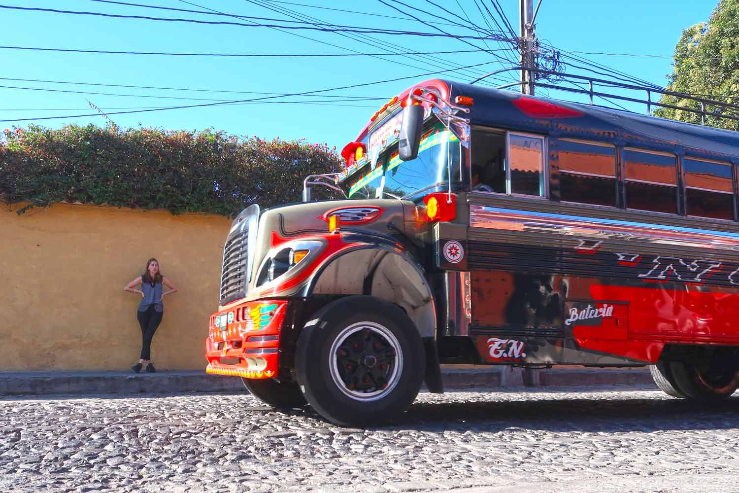 Guatemala Backpacking - Alle Tipps für die Rundreise - Chicken Bus
