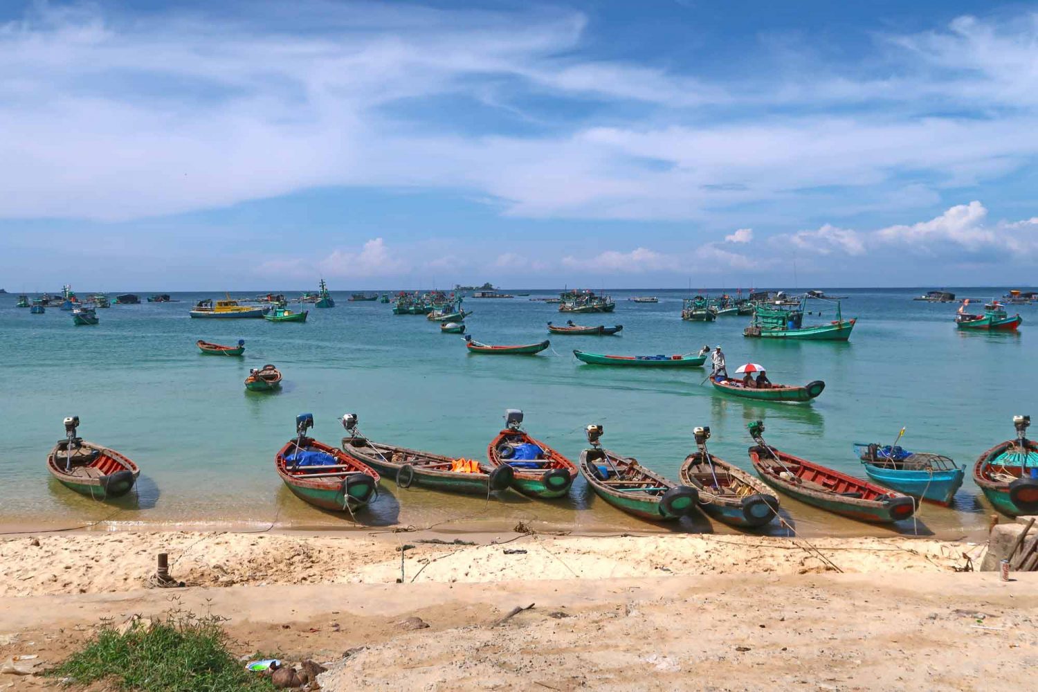 Vietnam Sehenswürdigkeiten - Die Top Spots für deine Reiseroute - Boote in Phu Quoc