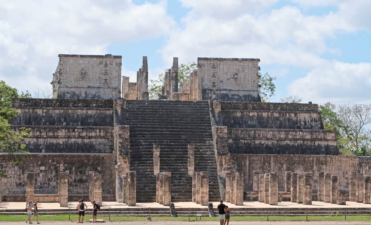 Der Kriegertempel in Chichén Itzá