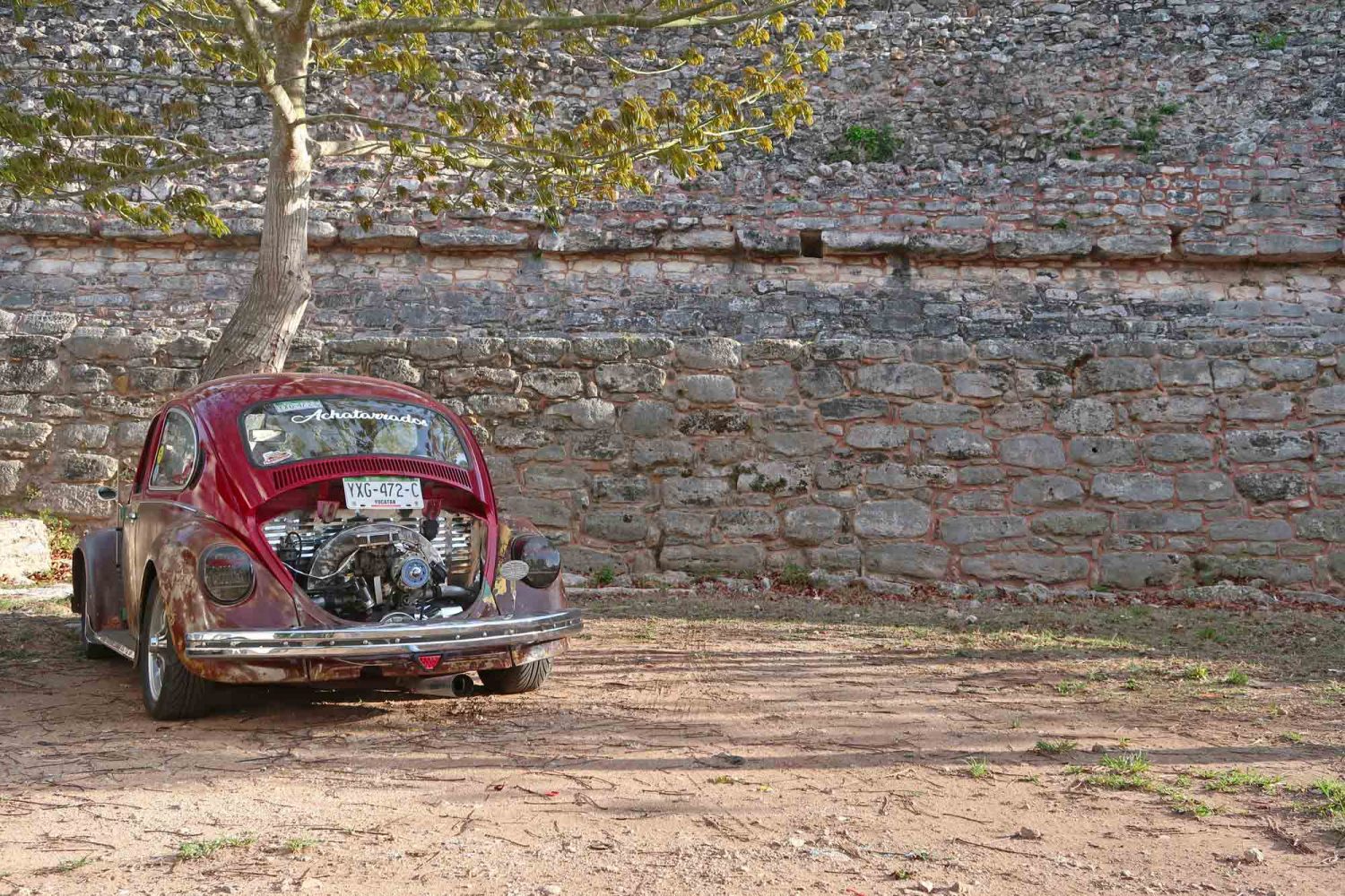 Alter VW Käfer in Mexiko Yucatán
