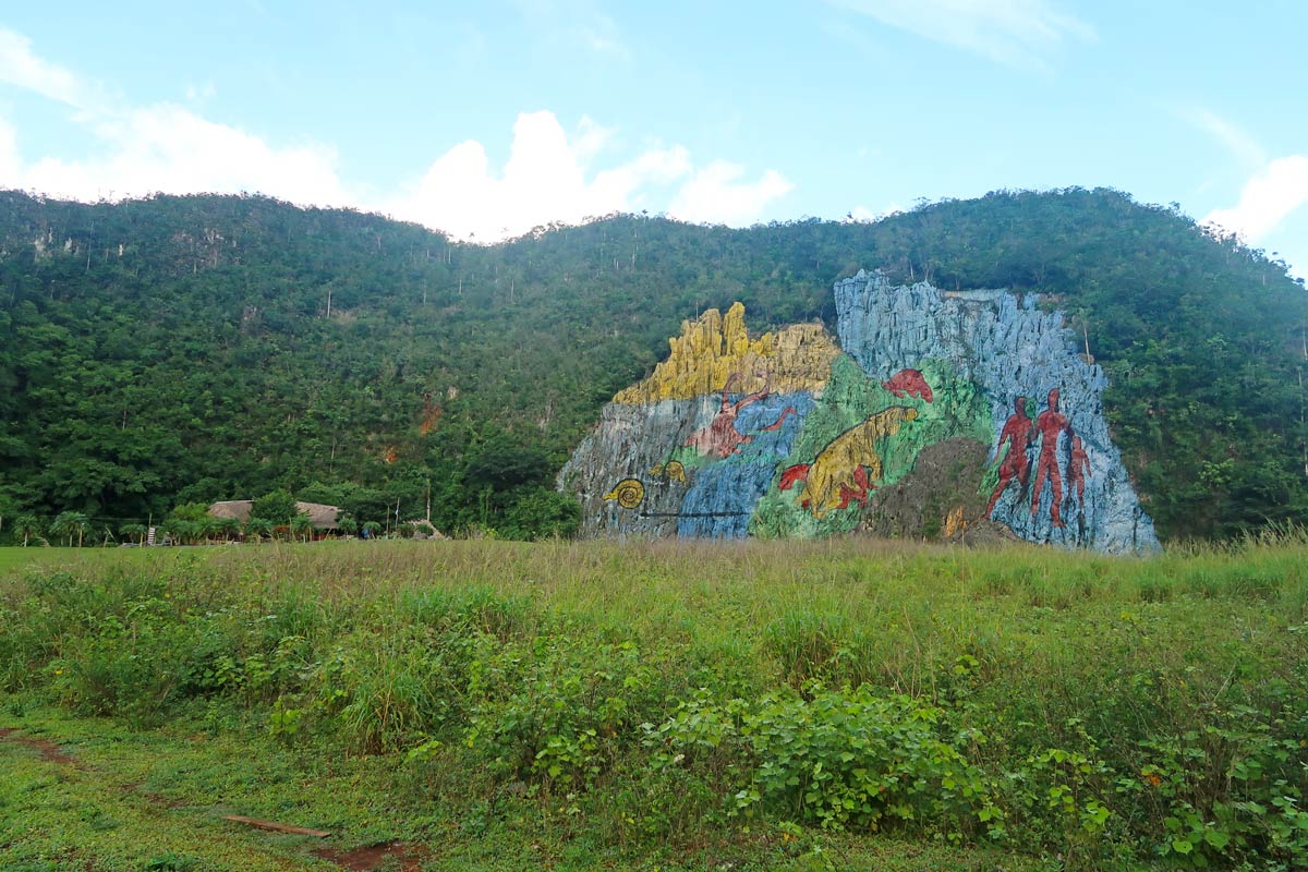 Das Mural de la Prehistoria in Kuba 