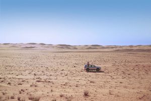 Landcruiser in der Wüste